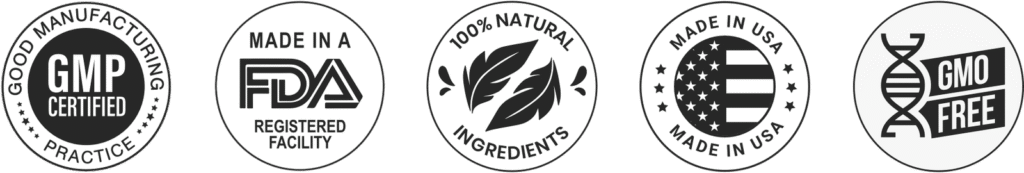 Made in USA - FDA Registered - GMP Certified - Non-GMO